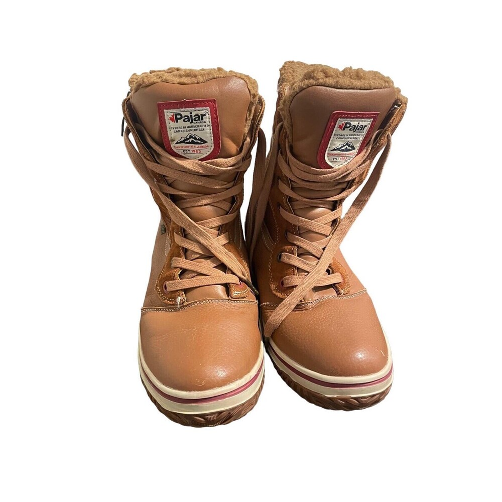 PAJAR Canada Trooper Boots Men Sz 10.5 Waterproof Winter snow boots Tan Brown